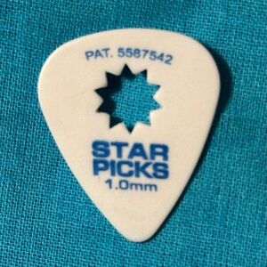 Star picks White Guitar Pick
